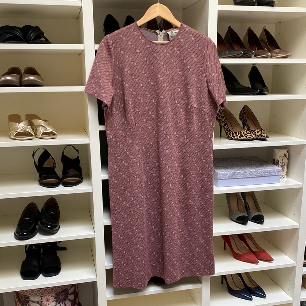 3 for $15. Ladies Pride Vintage - Dusty Rose Short-Sleeve Dress M/L.